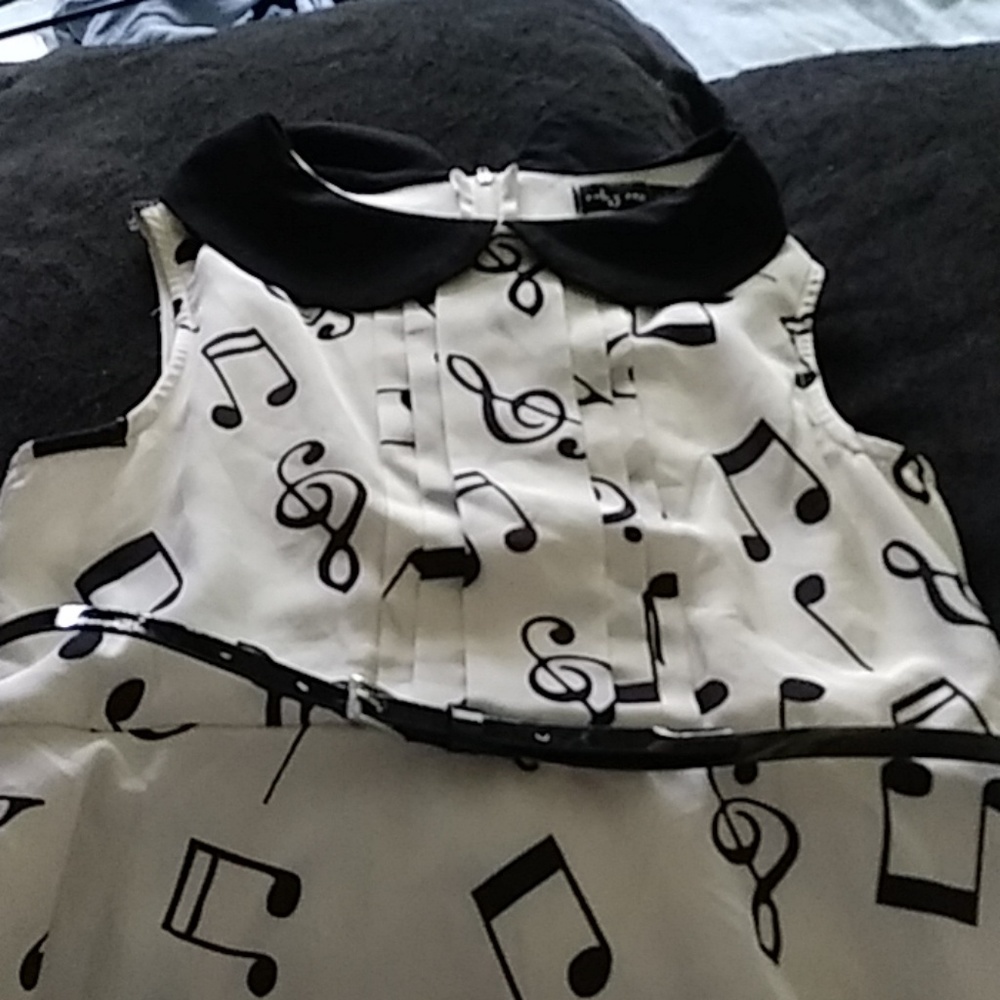 Musical note dress
